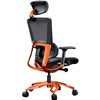 Кресло COUGAR Argo Black-Orange компьютерное игровое, сетка/экокожа, цвет черный/оранжевый фото 4