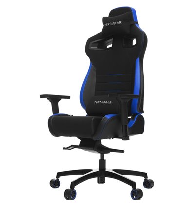 Кресло Vertagear P-Line PL4500 Black/Blue компьютерное игровое, ткань/экокожа, цвет черный/синий