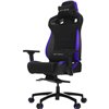 Кресло Vertagear P-Line PL4500 Black/Purple компьютерное игровое, ткань/экокожа, цвет черный/фиолетовый фото 1