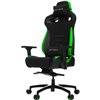 Кресло Vertagear P-Line PL4500 Black/Green компьютерное игровое, ткань/экокожа, цвет черный/зеленый фото 1