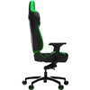 Кресло Vertagear P-Line PL4500 Black/Green компьютерное игровое, ткань/экокожа, цвет черный/зеленый фото 4