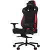 Кресло Vertagear P-Line PL4500 Black/Red компьютерное игровое, ткань/экокожа, цвет черный/красный фото 1