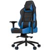 Кресло Vertagear P-Line PL6000 Black/Blue компьютерное игровое, экокожа, цвет черный/синий фото 1