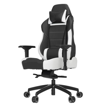 Кресло Vertagear P-Line PL6000 Black/White компьютерное игровое, экокожа, цвет черный/белый