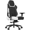 Кресло Vertagear P-Line PL6000 Black/White компьютерное игровое, экокожа, цвет черный/белый фото 4