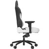 Кресло Vertagear P-Line PL6000 Black/White компьютерное игровое, экокожа, цвет черный/белый фото 5