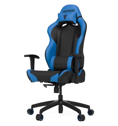 Кресло Vertagear S-Line SL2000 Black/Blue компьютерное игровое, экокожа, цвет черный/синий