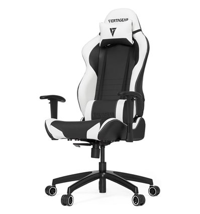 Кресло Vertagear S-Line SL2000 Black/White компьютерное игровое, экокожа, цвет черный/белый