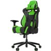Кресло Vertagear S-Line SL4000 Black/Green компьютерное игровое, экокожа, цвет черный/зеленый фото 1