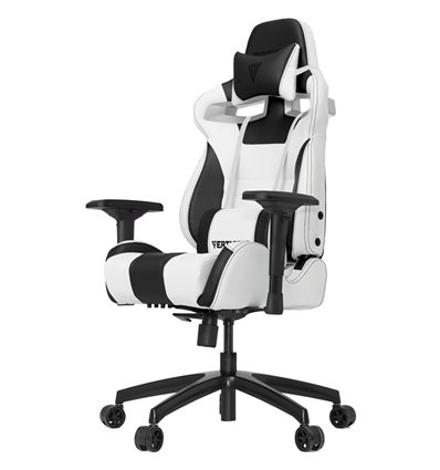 Кресло Vertagear S-Line SL4000 White/Black компьютерное игровое, экокожа, цвет белый/черный