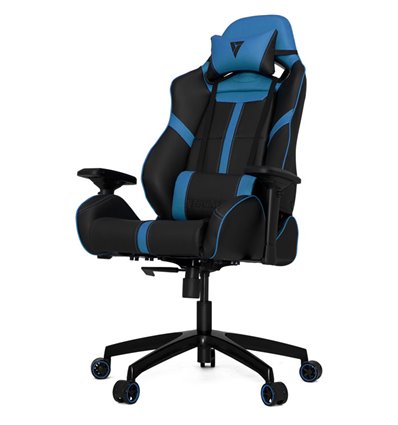 Кресло Vertagear S-Line SL5000 Black/Blue компьютерное игровое, экокожа, цвет черный/синий