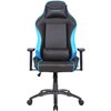 Кресло TESORO Alphaeon S1 TS-F715 Black/Blue компьютерное игровое, экокожа, цвет черный/синий фото 3