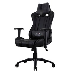 Кресло AeroCool AC120C AIR-B, геймерское, экокожа, цвет черный