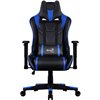 Кресло AeroCool AC220 AIR-BB, геймерское, экокожа, цвет черный/синий фото 2