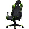 Кресло AeroCool AC220 AIR-BG, геймерское, экокожа, цвет черный/зеленый фото 1