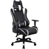 Кресло AeroCool AC220 AIR-BW, геймерское, экокожа, цвет черный/белый фото 4