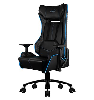 Кресло AeroCool P7-GC1 AIR RGB, геймерское, с RGB подсветкой, экокожа, цвет черный