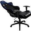Кресло AeroCool AC100 AIR black/blue, геймерское, экокожа, цвет черный/синий фото 4