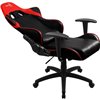 Кресло AeroCool AC100 AIR black/red, геймерское, экокожа, цвет черный/красный фото 4