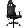 Кресло AeroCool AC110 AIR black/red, геймерское, экокожа, цвет черный/красный фото 5