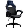Кресло AeroCool AC40C AIR black/blue, геймерское, экокожа, цвет черный/синий фото 3