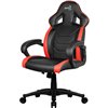 Кресло AeroCool AC60C AIR-BR, геймерское, экокожа, цвет черный/красный фото 1