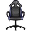Кресло AeroCool AC60C AIR-BB, геймерское, экокожа, цвет черный/синий фото 2