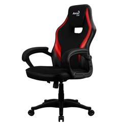 Игровое кресло AeroCool AERO 2 Alpha black/red, ткань/экокожа, цвет черный/красный, фото 1
