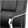 Кресло BRABIX Amadeus EX-507 для руководителя, рециклированная кожа, хром, черное фото 7
