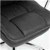 Кресло BRABIX Amadeus EX-507 для руководителя, рециклированная кожа, хром, черное фото 8