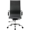 Кресло BRABIX Energy EX-509 для руководителя, хром, рециклированная кожа, черное фото 2