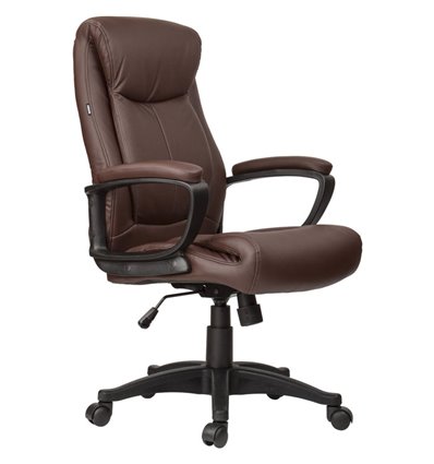 Кресло BRABIX Enter EX-511 для руководителя, экокожа, коричневое