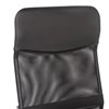 Кресло BRABIX Flash MG-302 для оператора, хром, сетка/ткань/экокожа, черное фото 6