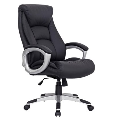 Кресло BRABIX Grand EX-500 для руководителя, натуральная кожа, черное