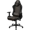 Кресло AeroCool KNIGHT Iron Black, геймерское, ткань/экокожа