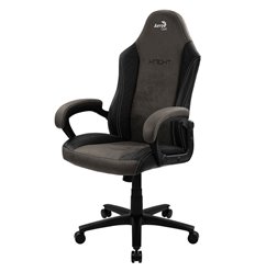 Кресло AeroCool KNIGHT Lite Iron Black, геймерское, ткань/экокожа