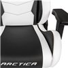 Кресло AKRacing Arctica, геймерское, экокожа, цвет белый/черный фото 9