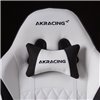 Кресло AKRacing CALIFORNIA LAGUNA, геймерское, экокожа, цвет белый/черный фото 10