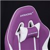 Кресло AKRacing CALIFORNIA NAPA, геймерское, экокожа, цвет фиолетовый/белый фото 8