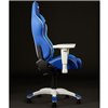 Кресло AKRacing CALIFORNIA TAHOE, геймерское, экокожа, цвет синий/белый фото 5