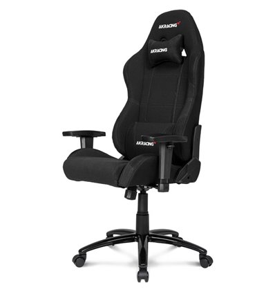 Кресло AKRacing K7012 Black, геймерское, ткань, цвет черный