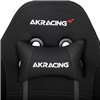 Кресло AKRacing K7012 Black, геймерское, ткань, цвет черный фото 8