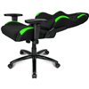 Кресло AKRacing K7012 Black/Green, геймерское, ткань, цвет черный/зеленый фото 3