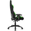 Кресло AKRacing K7012 Black/Green, геймерское, ткань, цвет черный/зеленый фото 5