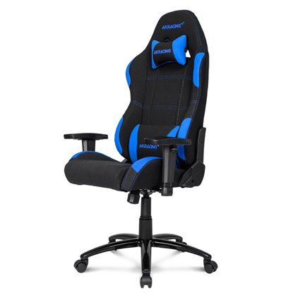 Кресло AKRacing K7012 Black/Blue, геймерское, ткань, цвет черный/синий