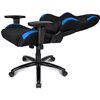 Кресло AKRacing K7012 Black/Blue, геймерское, ткань, цвет черный/синий фото 3