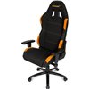 Кресло AKRacing K7012 Black/Orange, геймерское, ткань, цвет черный/оранжевый фото 7