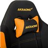 Кресло AKRacing K7012 Black/Orange, геймерское, ткань, цвет черный/оранжевый фото 8