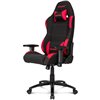 Кресло AKRacing K7012 Black/Red, геймерское, ткань, цвет черный/красный фото 1