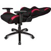 Кресло AKRacing K7012 Black/Red, геймерское, ткань, цвет черный/красный фото 3